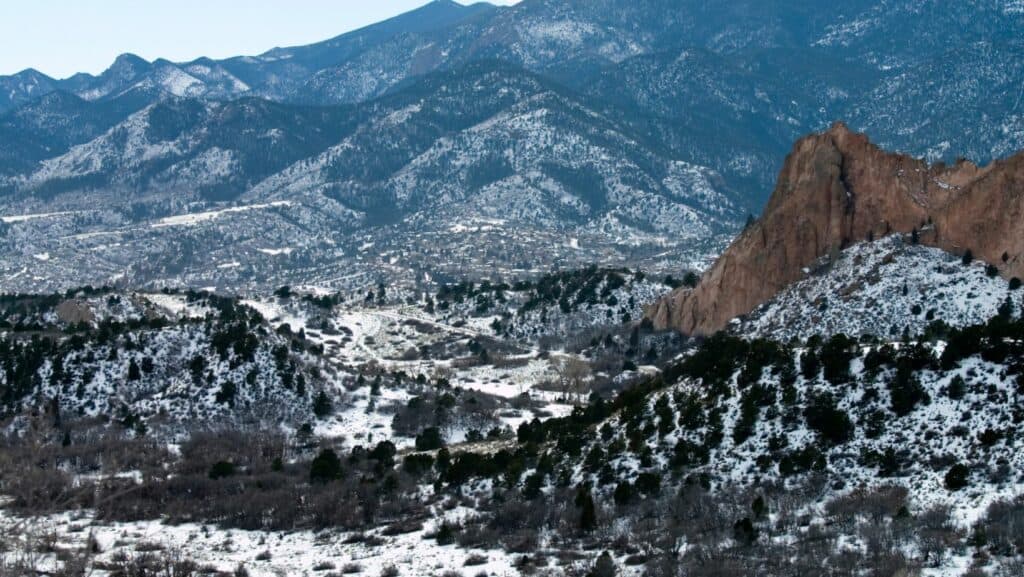 Manitou Springs In Winter